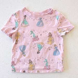 Disney Princess Pink Toddler Shirt - Ariel, Bell, Cinderella